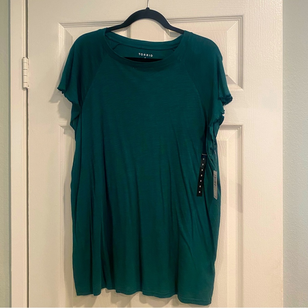 Green Torrid shirt, size 0